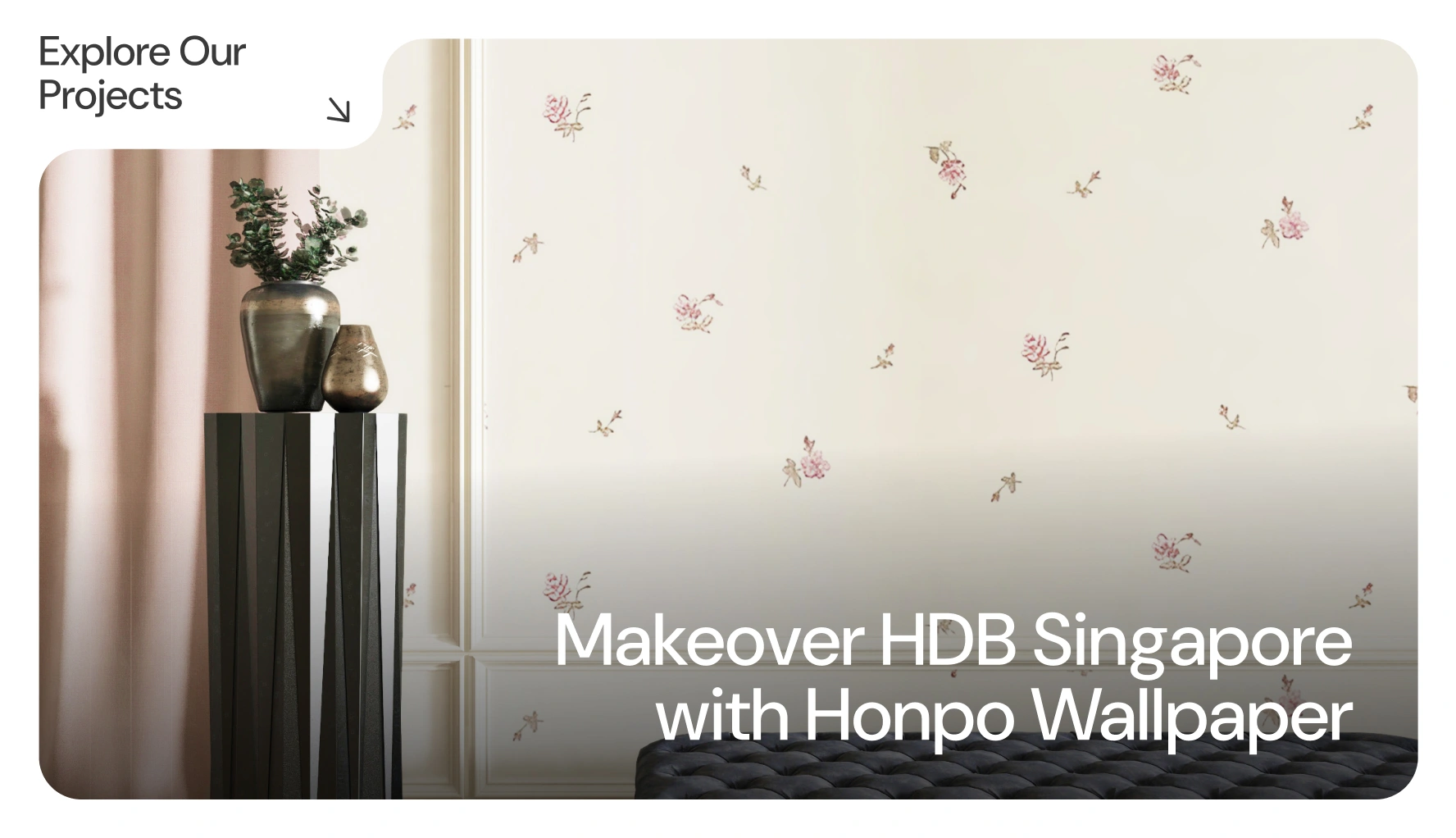 Makeover HDB Singapore with Honpo wallpaper
